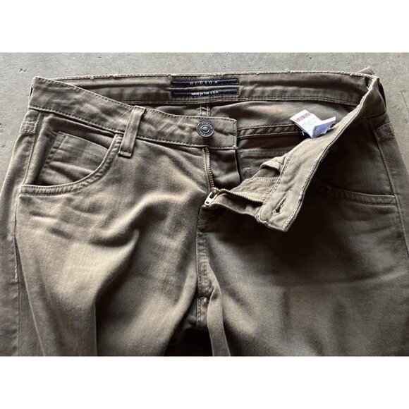 Hudson Jeans Women’s Barbara Black Size 26 Cargo Multi Pocket Brown USA Made - Picture 12 of 16